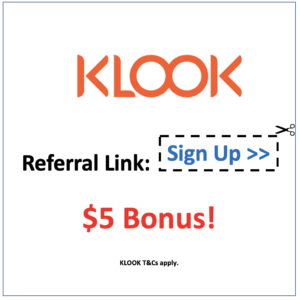 Klook Referral Promo Code