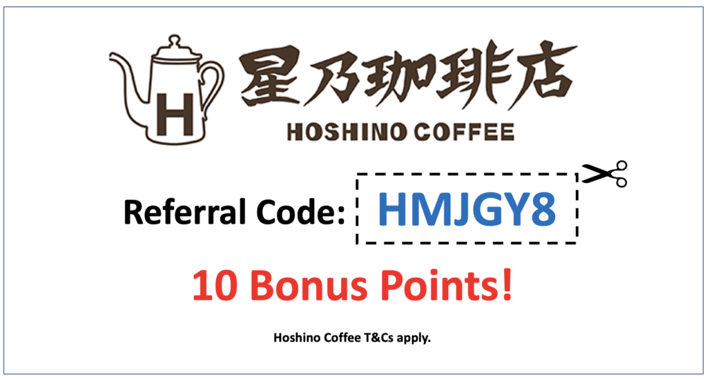 hoshino coffee referral promo code