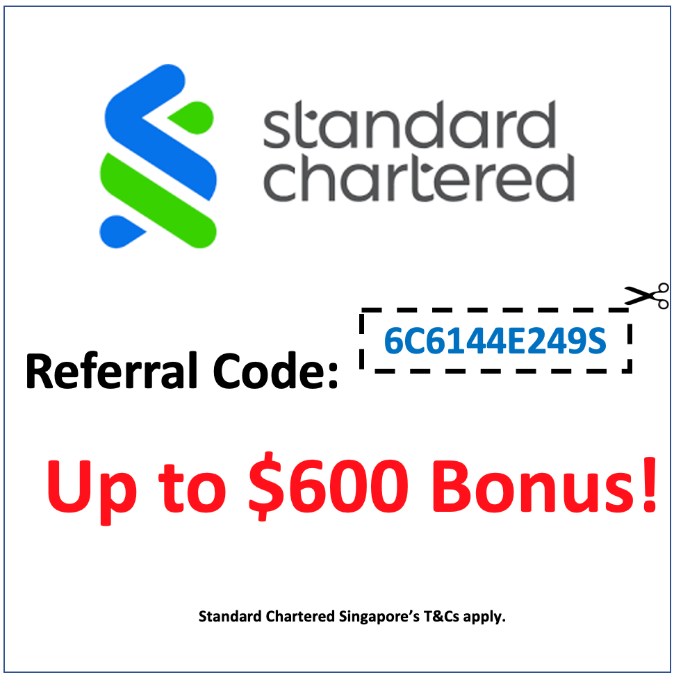 Standard Chartered Referral Promo Code 6C6144E249S