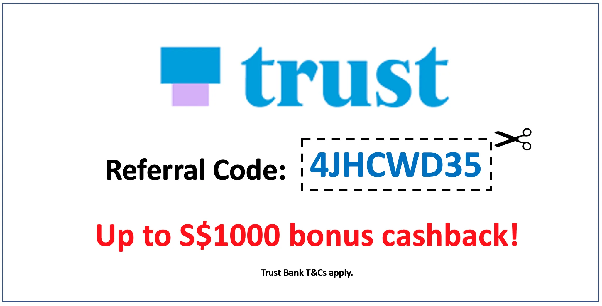 Trust Bank Referral Code May 2025